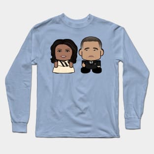 Mr. & Mrs. Obamabot POLITICO'BOT Toy Robot (Thumbs Up) Long Sleeve T-Shirt